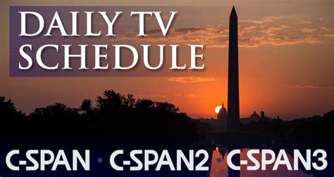 c span live schedule today.